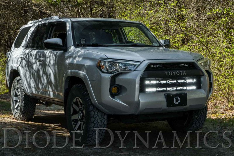 Diode Dynamics 14-19 Toyota 4Runner SS30 Dual Stealth Lightbar Kit - Amber Combo