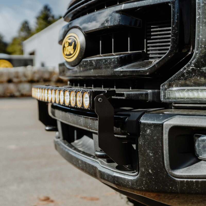 KC HiLiTES 11-16 Ford Super Duty Front Bumper Light Bar Mount For 40in Flex Era LED Light Bar 7353