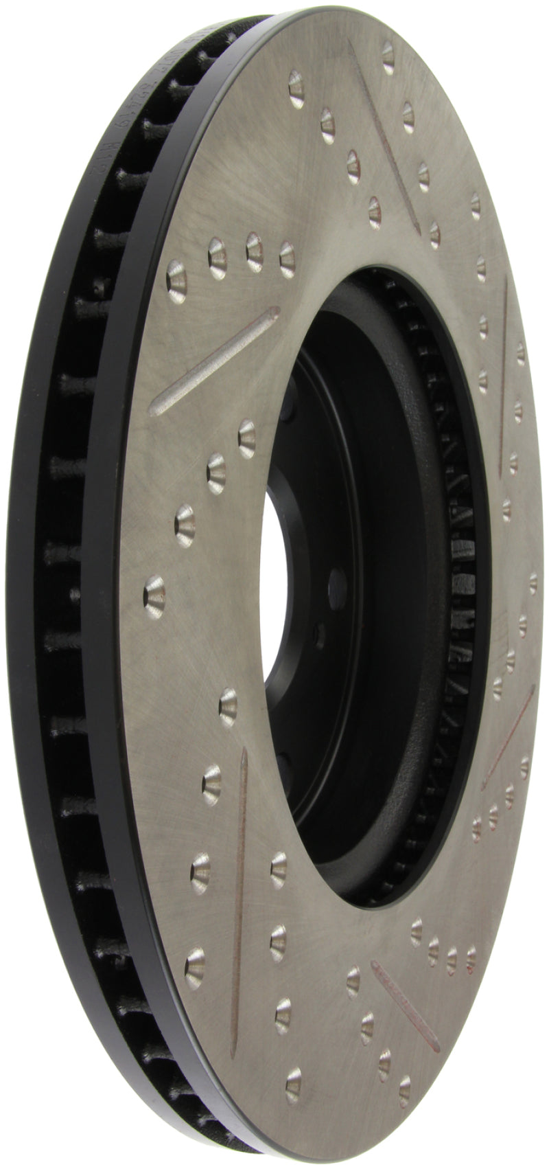 StopTech Slotted & Drilled Sport Brake Rotor Front Right 13 Honda Accord Sport 127.40086R