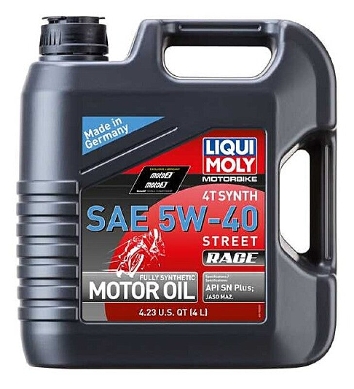 LIQUI MOLY 4L Motorbike 4T Synth 5W40 Street Race 20076