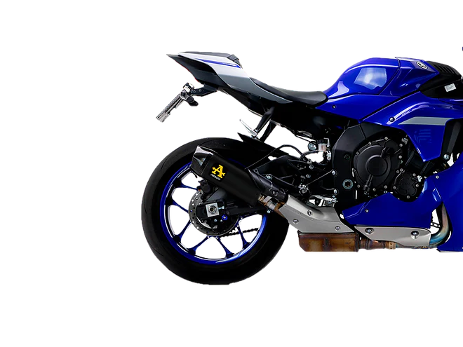 71829akn Arrow Yamaha Yzf R1 15-25 Homologated Aluminium Dark Indy Race Silencer With Carbon End Cap For Original Collectors