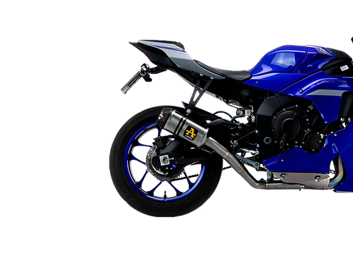 71179HKR Arrow Yamaha Yzf R1 17-25 Titanium Half System Kit With Indy Race Silencer