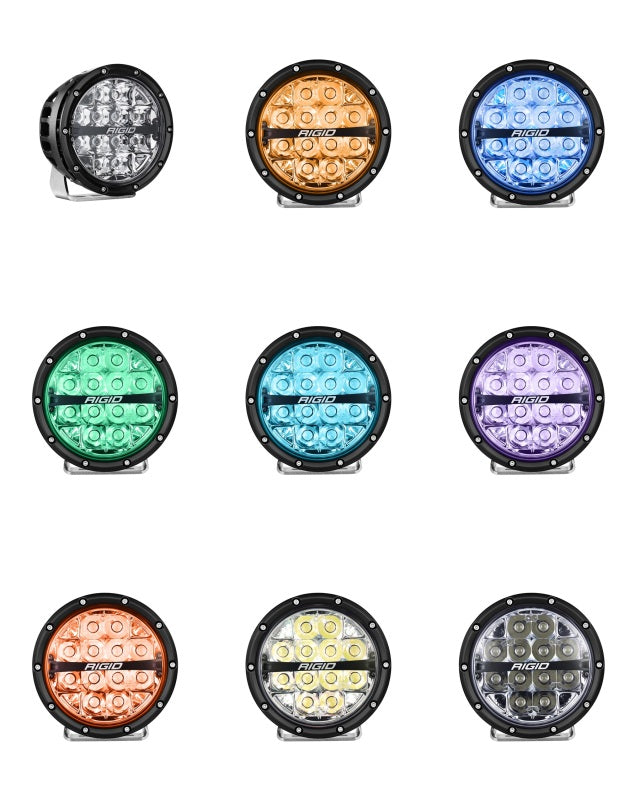 Rigid Industries 360-Series 6in LED Off-Road Spot Beam - RGBW C36412