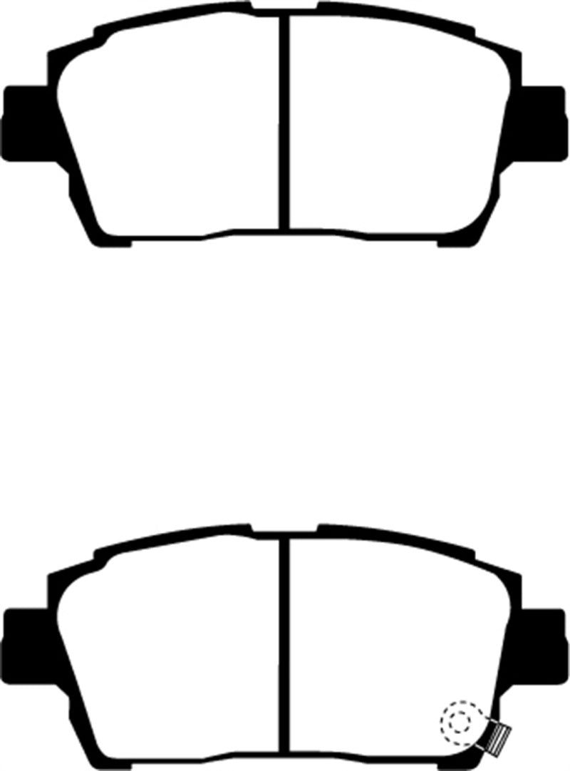 EBC 03-07 Scion XA 1.5 Yellowstuff Front Brake Pads DP41459R