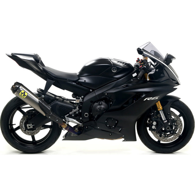 71197CKZ Arrow Competition Evo Full Exhaust, Titanium for Yamaha YZF-R6 2017-2025