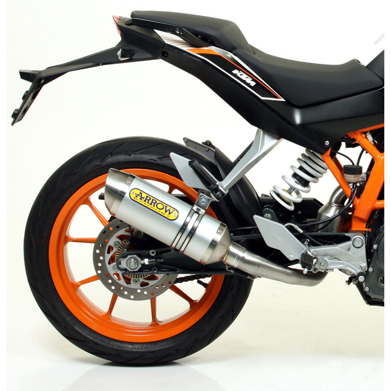 71813AO Arrow Thunder Exhaust, Aluminum for KTM RC 125 / Duke 390 / RC390 2013-2016