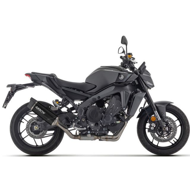 71070AKN Arrow Full system racing with Indy Race EVO aluminium "Dark" silencers Yamaha MT-09 / MT-09 SP 2024-2025