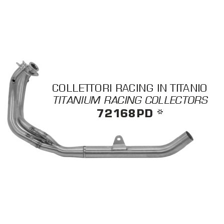 72168PD Arrow Titanium Racing Collector for Honda CRF1100L 2020-2023