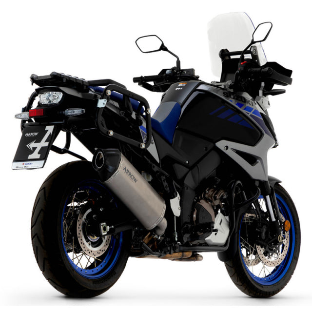 Arrow Suzuki V-Strom 1050 '21 Homologierter Titan-Sonora-Schalldämpfer mit Carbon-Endkappe 72502sk