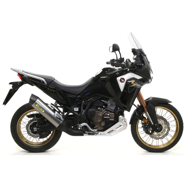 Arrow Crf1100l Africa Twin '20 Maxi Race-Tech Titanauspuff mit Carbon-Endkappe für Originalkollektoren 72625pk