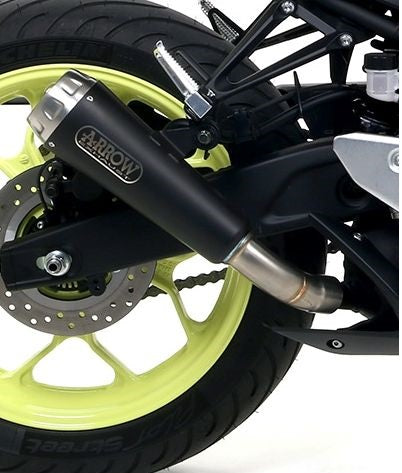 Arrow Pro-Race slip- on exhaust Exhaust, Nichrome Dark for Yamaha YZF-R3 /MT03 2017-2025 71831PRN