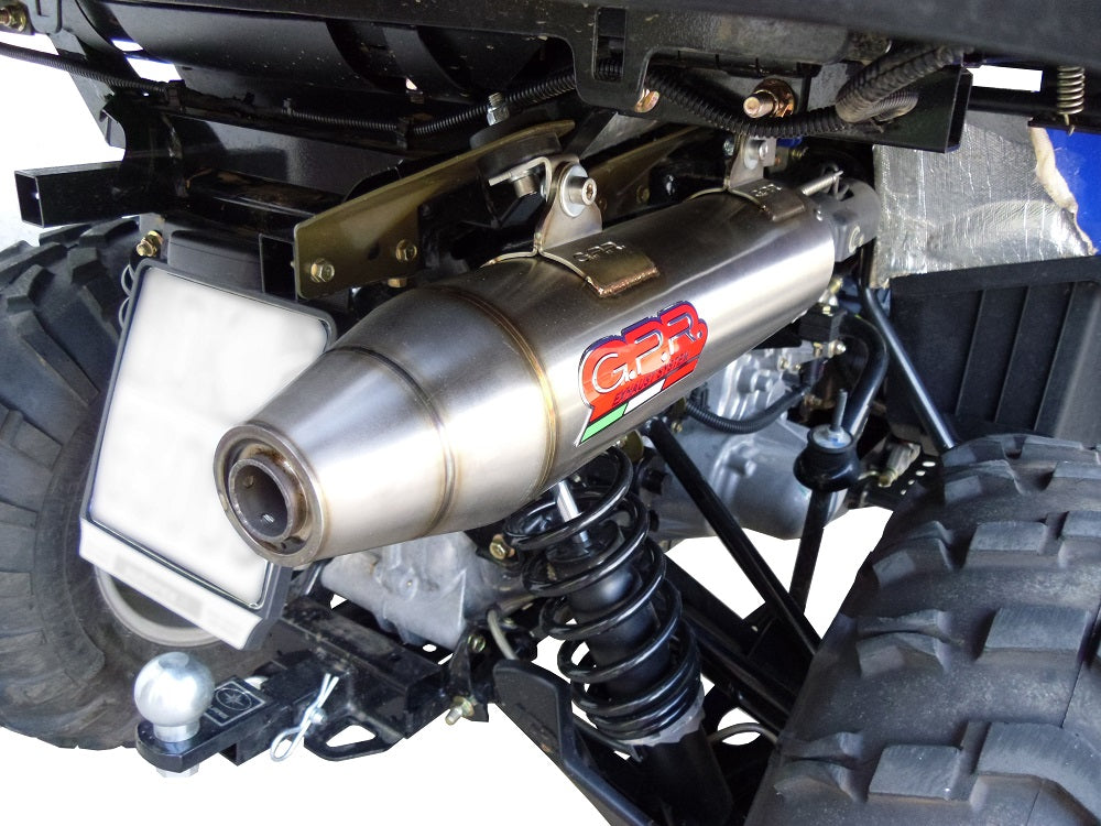 GPR Deeptone, Slip-on Exhaust with Removable DB Killer and Link Pipe Polaris Sportsman 800 X2 2007-2010 QUSP.92.DE.DEATV