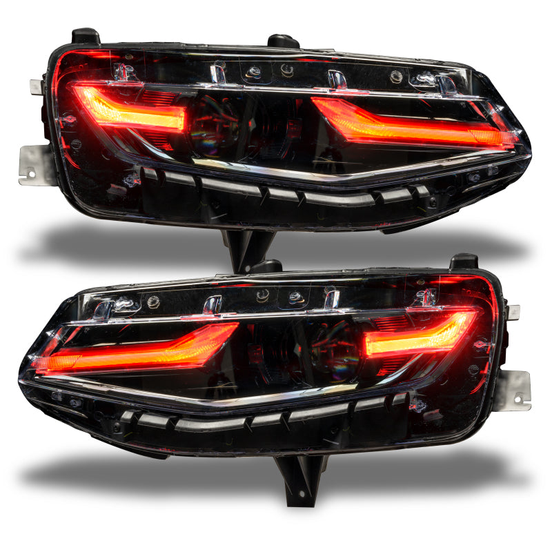 Oracle 19-21 Chevy Camaro LS/LT RGB+A Headlight DRL Kit - ColorSHIFT w/ BC1 Controller SEE WARRANTY