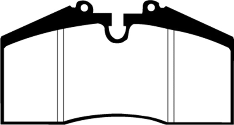 EBC 96-98 Porsche 911 (993) 3.6 Carrera 4S Redstuff Rear Brake Pads DP3767C