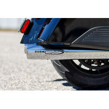 S&S CYCLE 4" Broadhead Slip-On Mufflers Fishtail Chrome Indian Challenger/Chieftain 550-1077