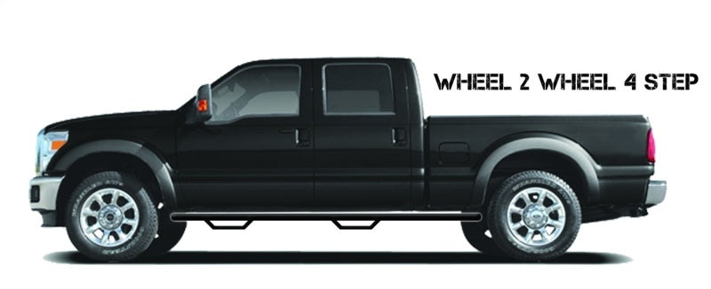 N-Fab Nerf Step 10-17 Toyota SR5 10-13 4 Runner Limited SUV 4 Door - Gloss Black - W2W - 2in T1164RL-GB