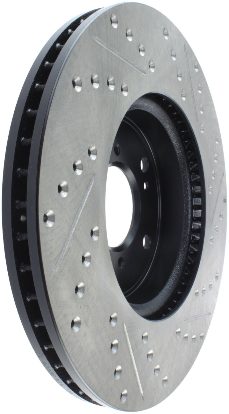 StopTech Slotted & Drilled Sport Brake Rotor Front Right 13 Honda Accord Sport 127.40086R