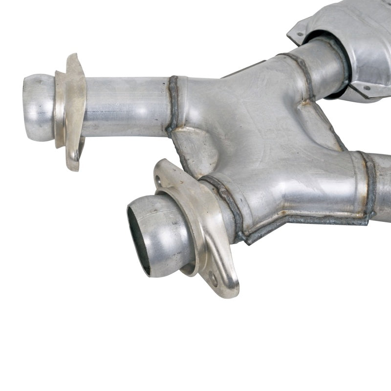 BBK 94-95 Mustang 5.0 Short Mid X Pipe With Catalytic Converters 2-1/2 For BBK Long Tube Headers 1672