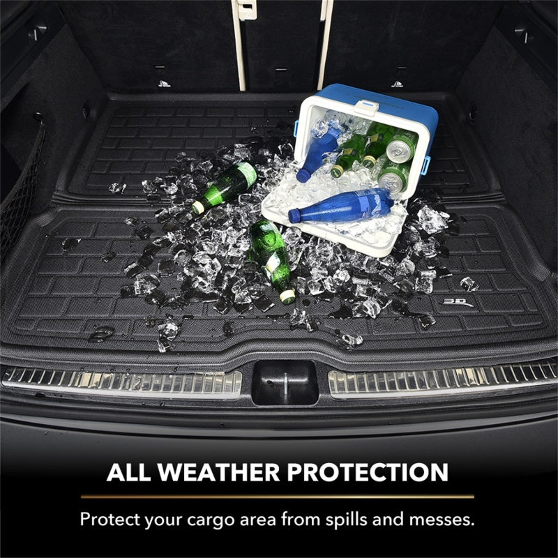 3D MAXpider 18-25 Jeep Wrangler JL(w/o sub) Kagu Cargo Liner - Black
