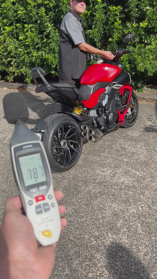 Vandemon Ducati Diavel V4 Stealth Bimodal Quattro Titanium Exhaust System 2023-2024 DUCDVLV4TIEXHWV VA-32