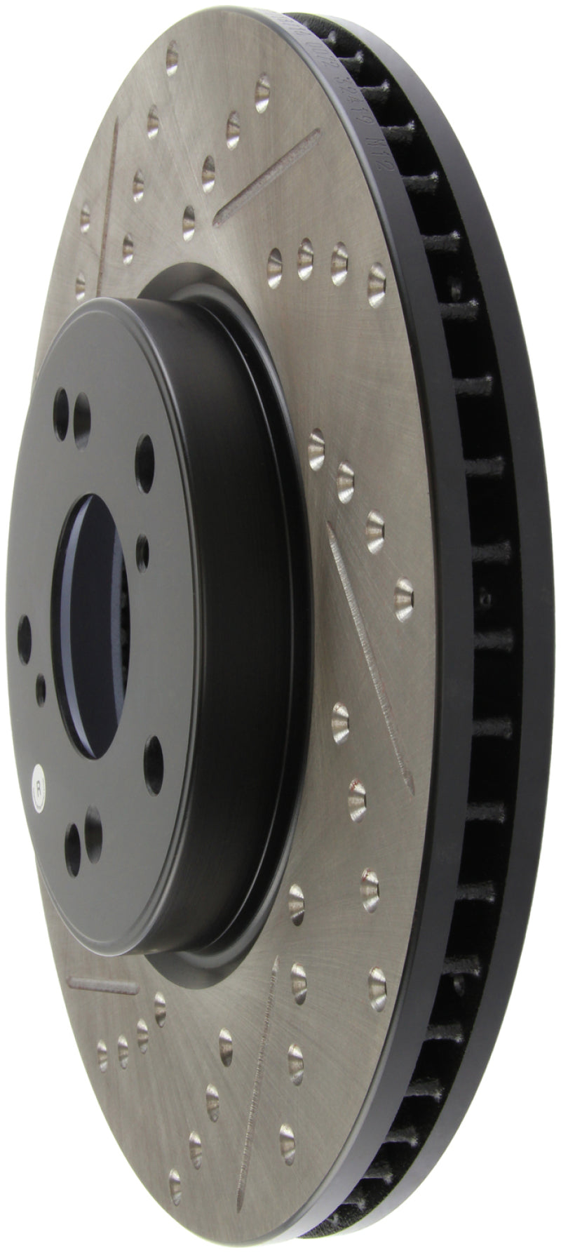 StopTech Slotted & Drilled Sport Brake Rotor Front Right 13 Honda Accord Sport 127.40086R