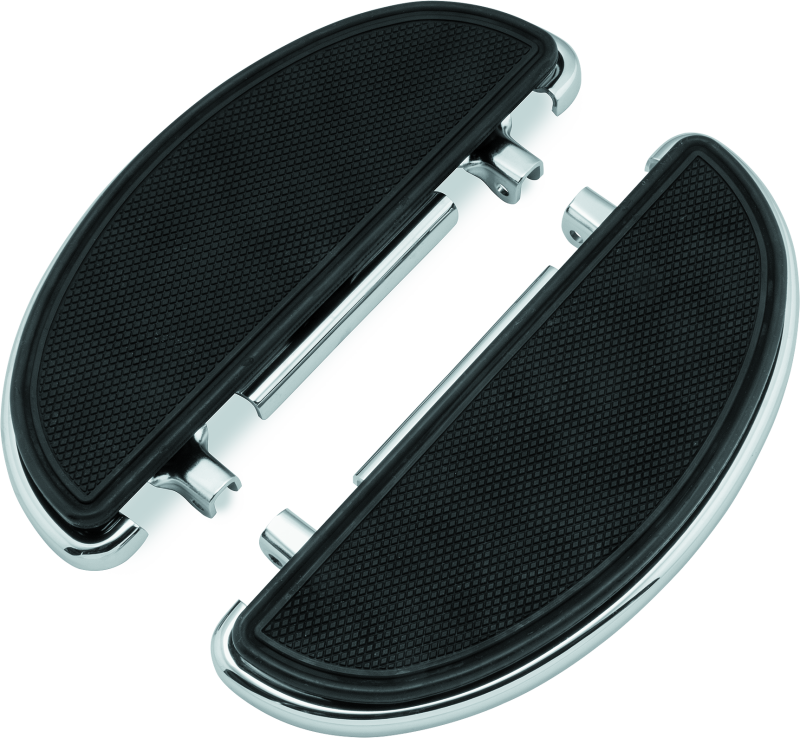 Bikers Choice 82-20 FLH FLT 86-17 FLST Chrome Half-Moon Floorboard Kit 480624