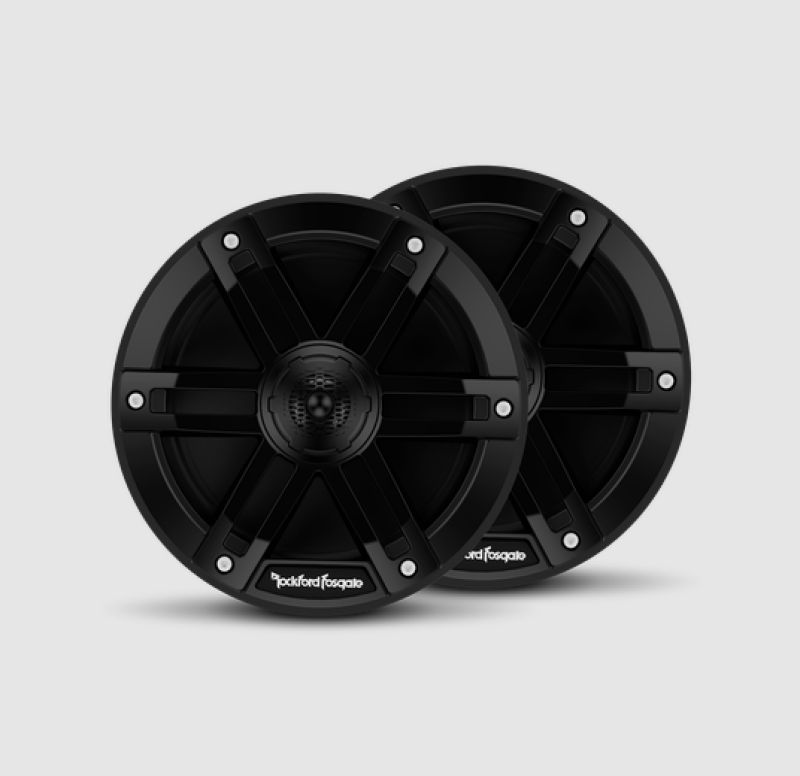 Rockford Fosgate M0 6.5in. Marine Grade Speakers (Pair) - Black M0-65B