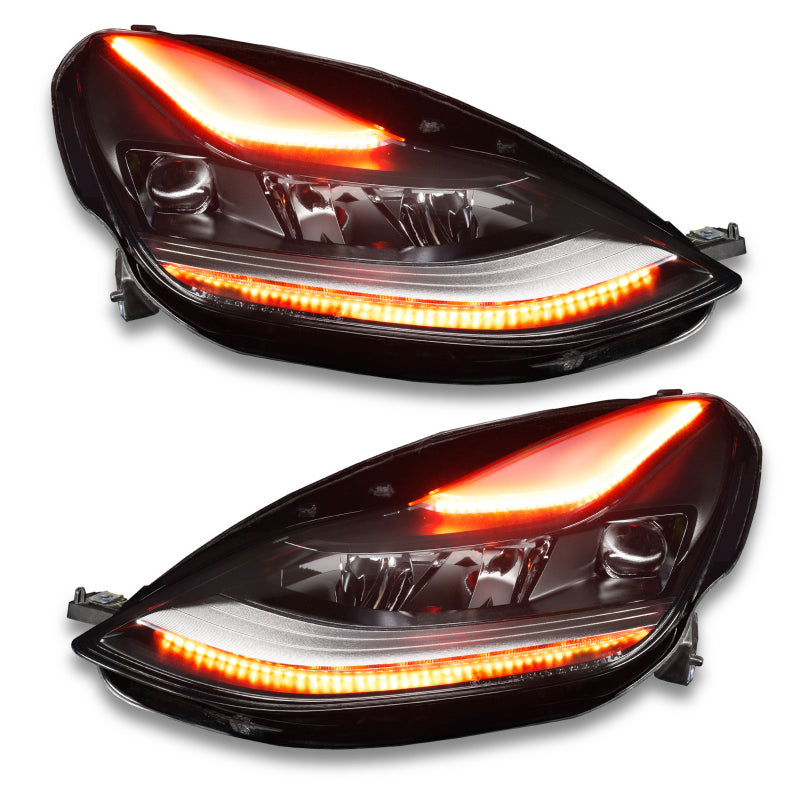 Oracle 2021+ Tesla Model 3 Dynamic ColorSHIFT Headlight DRL Upgrade Kit SEE WARRANTY