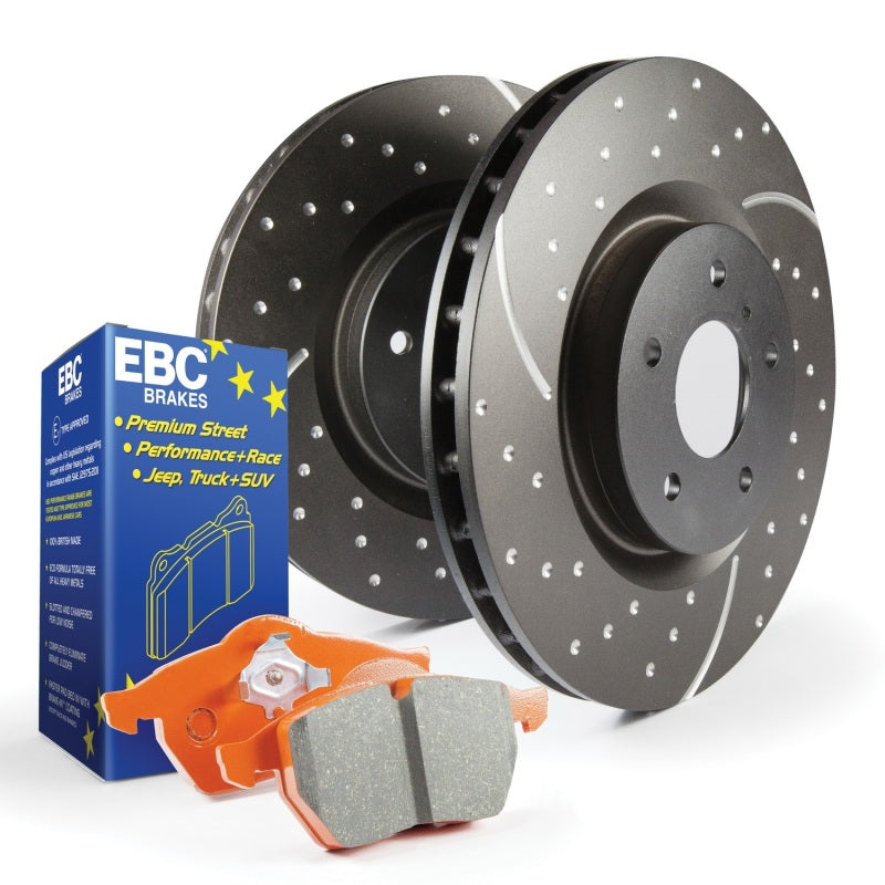 EBC S8 Kits Orangestuff Pads and GD Rotors S8KR1061