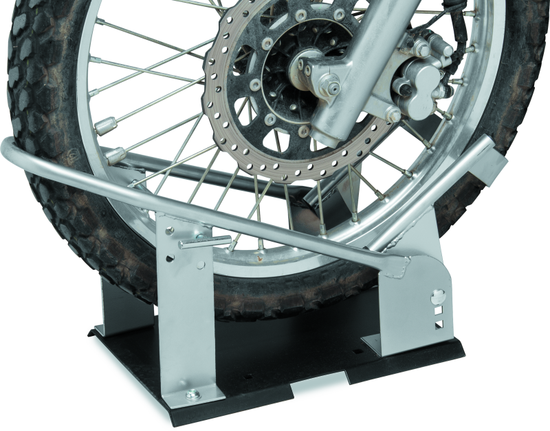 BikeMaster Heavy Duty Wheel Chock - Silver 152453