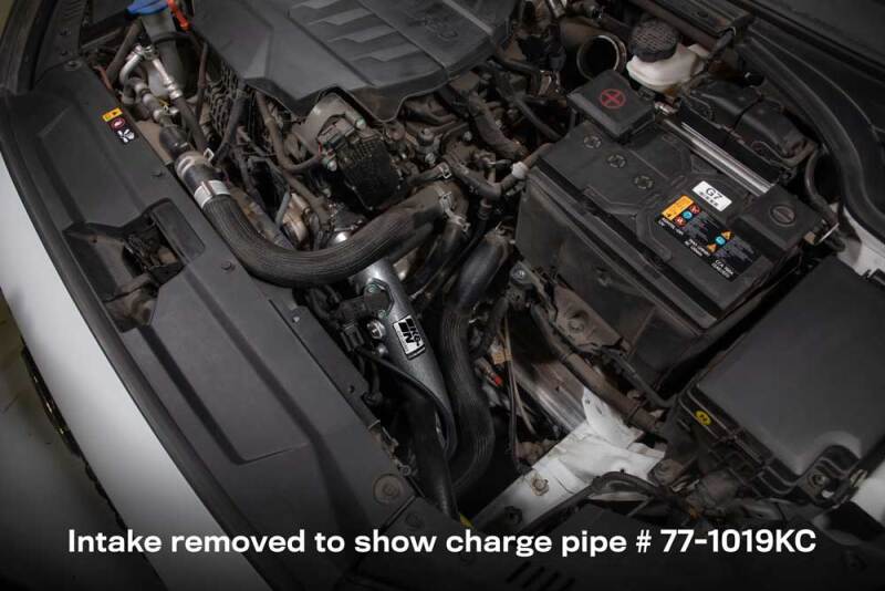 K&N 20-22 Hyundai Veloster N 2.0L L4 Aluminum Charge Pipe Kit - Gunmetal Gray 77-1019KC