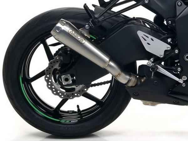 Arrow Pro-Race Slip-on-Auspuff Nichrom mit Stahl-Endkappe ZX-6R 636 2019-2020 71898PRI