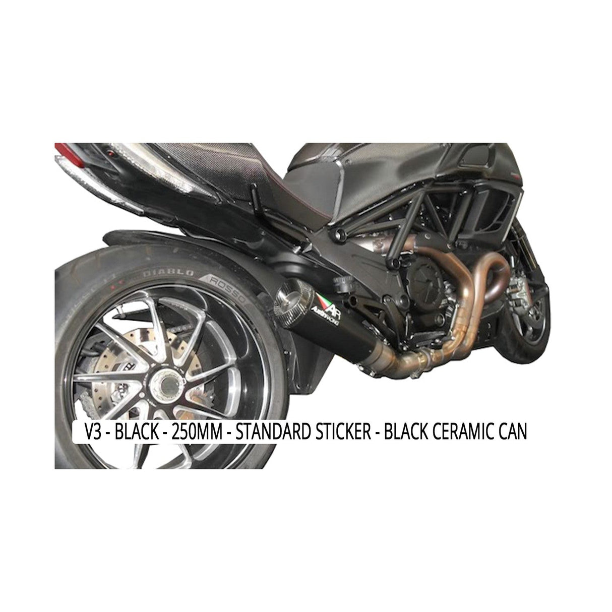 Austin Racing DUCATI DIAVEL GP2 SLIP-ON RACE EXHAUST SYSTEMS