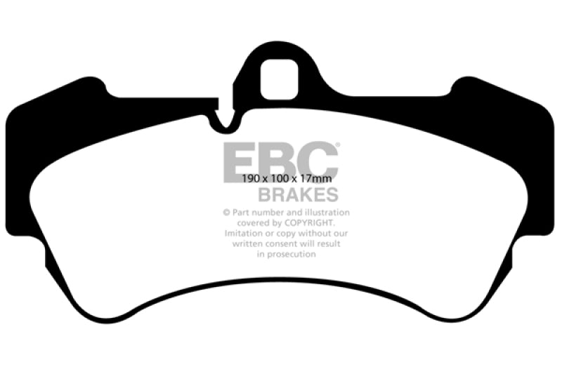 EBC 04-07 Porsche Cayenne 3.2 Yellowstuff Front Brake Pads DP41521R