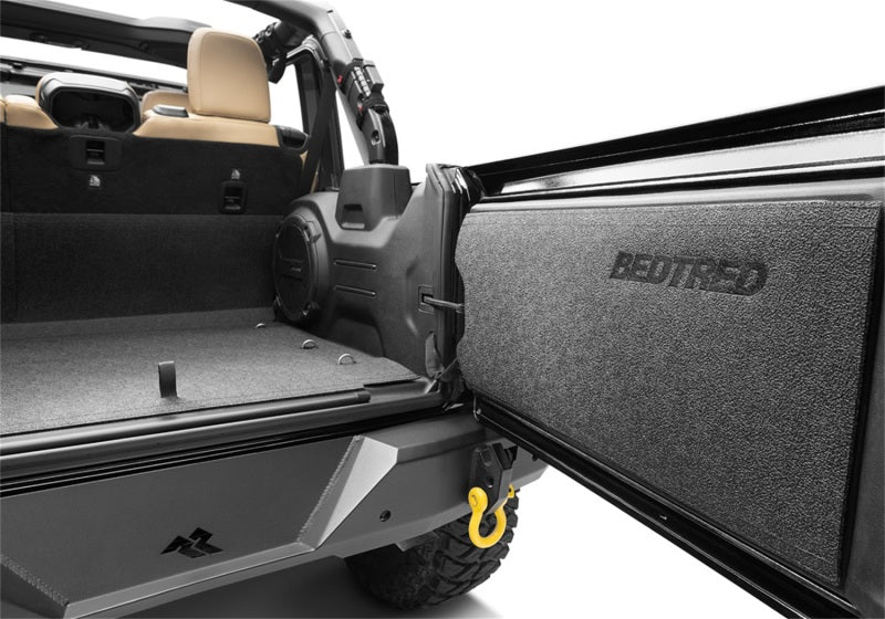 BedRug 18-23 Jeep JL Unlimited 2Dr Rear 4pc BedTred Kit BTJL18R2