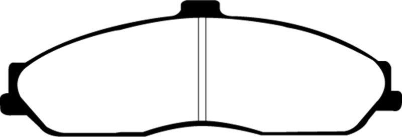 EBC 03-04 Cadillac XLR 4.6 Yellowstuff Front Brake Pads DP41162R