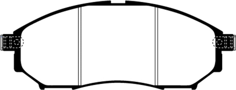 EBC 08-13 Infiniti EX35 3.5 Greenstuff Front Brake Pads DP21671