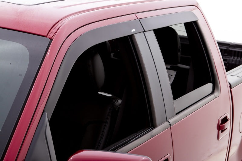 AVS 12-15 Toyota Tacoma Double Cab Ventvisor & Aeroskin Deflector Combo Kit - Matte Black 56048065