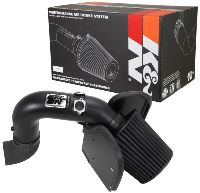 K&N 07-09 Dodge Ram Pickup 2500/3500 6.7L DSL Black Performance Intake Kit 71-1557