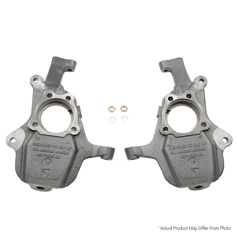 Belltech 2019 Silverado / Sierra Dbl / Crew cab / Short bed 2in. Drop Spindle Drop Spindle Set 2515
