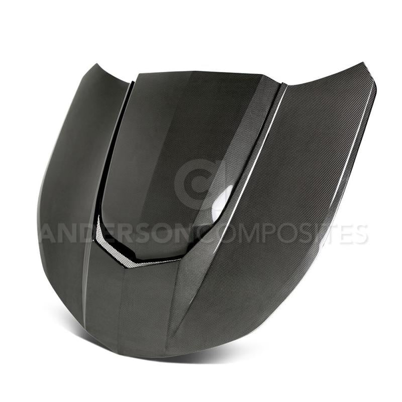 Anderson Composites 2016+ Type-AZ Camaro Double Sided Fiber Hood AC-HD16CHCAM-AZ-DS