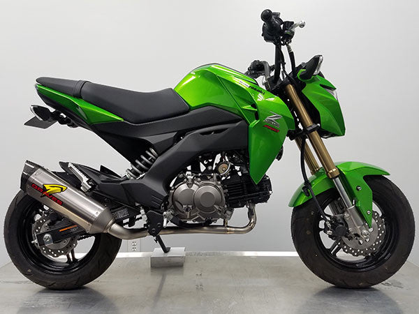 Sistema de escape completo de titanio Graves Motorsports Kawasaki Z125 pro EXK-18Z125-FTT