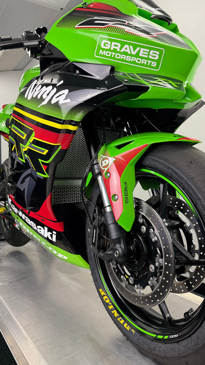 Graves Auspuff-Komplettsystem funktioniert für Wr250r + Wr250x 2008-2019 Exy-08wr2-Fstw