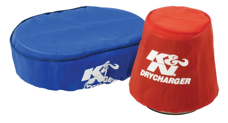 K&N Precharger Wrap Red Honda 4.5in top ID 5.125in Base ID