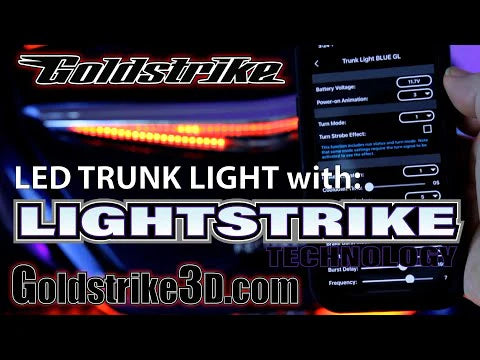 Goldstrike Led Trunk Light Chrome For Gold Wing With Lightstrike 2021-2024 48024
