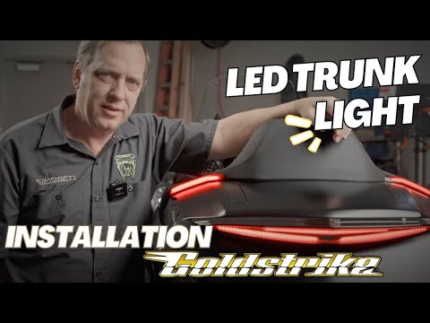 Goldstrike Led Trunk Light Chrome For Gold Wing With Lightstrike 2021-2024 48024