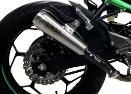 Arrow Kawasaki Ninja 125 2019-2020 Homologated Pro-Race Nichrom Silencer With Welded Link Pipe 71897pri