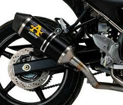 71846AKN Arrow Race-Tech Exhaust, Aluminum Dark for Suzuki SV650 2016-2024