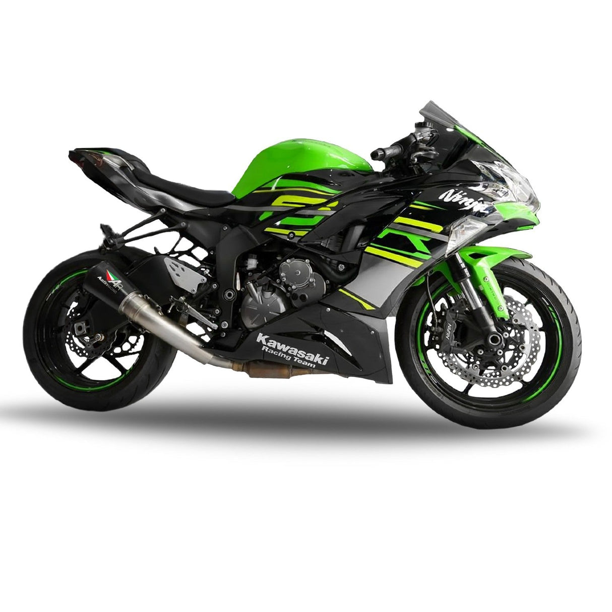 Austin Racing ZX636/ZX6R GP1 DE-CAT exhaust slip on for 2009-2025 2026 AR04