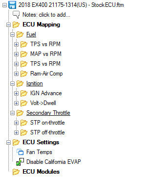 Flash tune ecu ninja ex400 / ninja 650 / z650 2018-2023 bench tuning kit